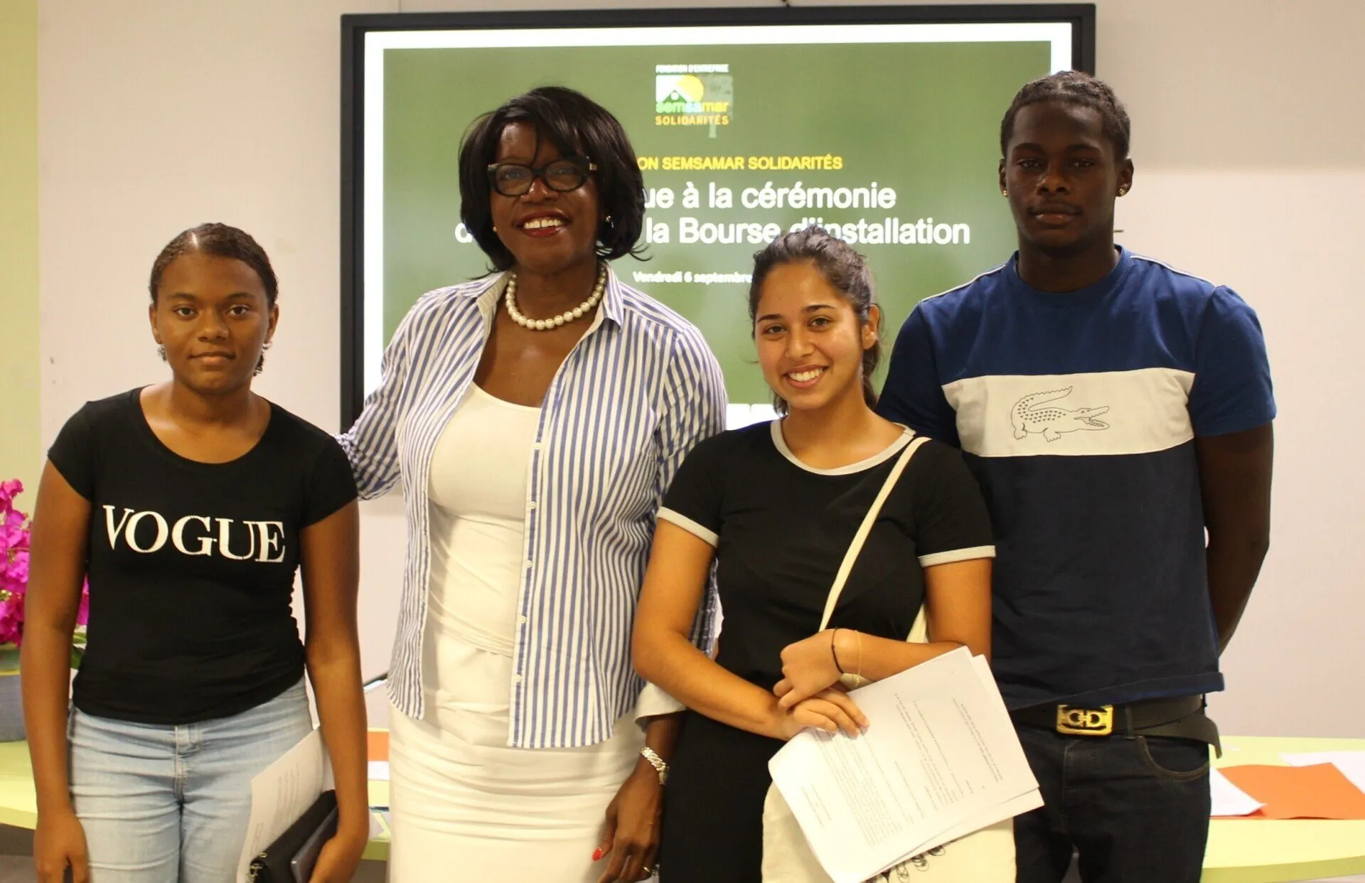 35 ÉTUDIANTS SAINT-MARTINOIS REÇOIVENT LA « BOURSE D’INSTALLATION » – photo 1